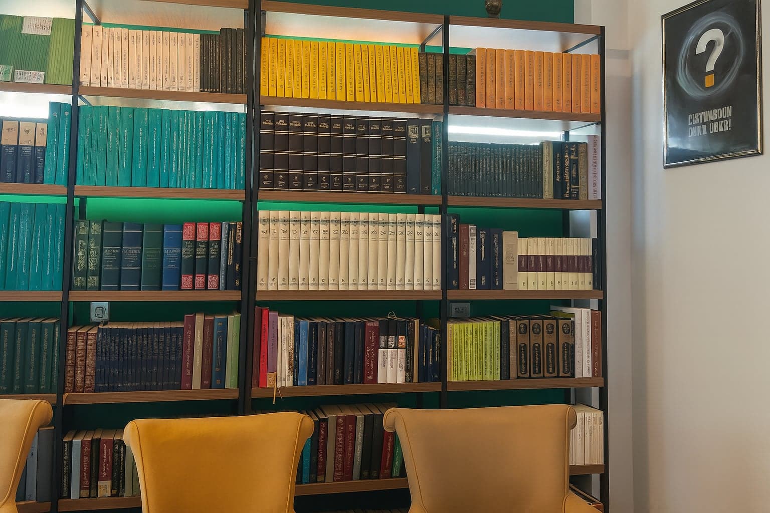 Biblioteka Medrese: police s islamskom i opštom literaturom
